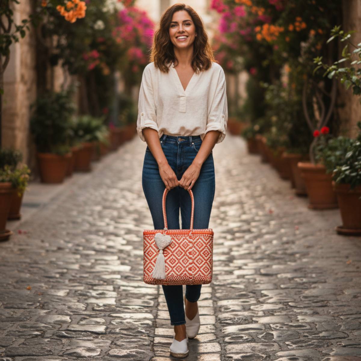 Chisme Lifestyle Collection Orange / Ivory