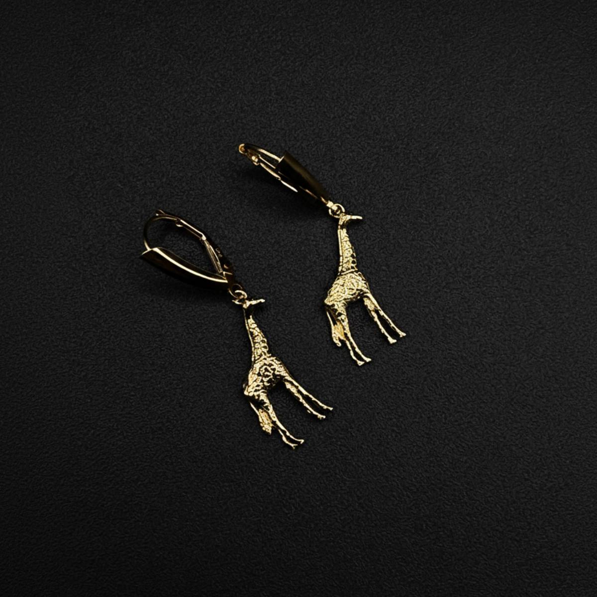 14K Yellow Gold Back Earrings