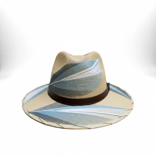 Chisme Lifestyle Pluma Embroidered Hat Blue