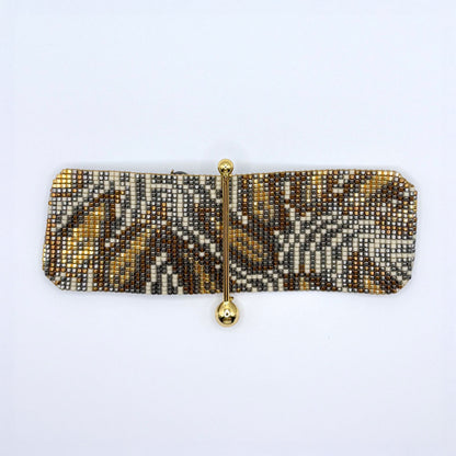 Fine Art Bracelet in Gold, Bronze, Gunmetal and Pearl